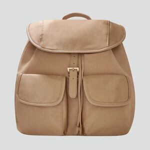 Year of Ours Taupe Backpack Tote  YOS X FFF BACKPACK